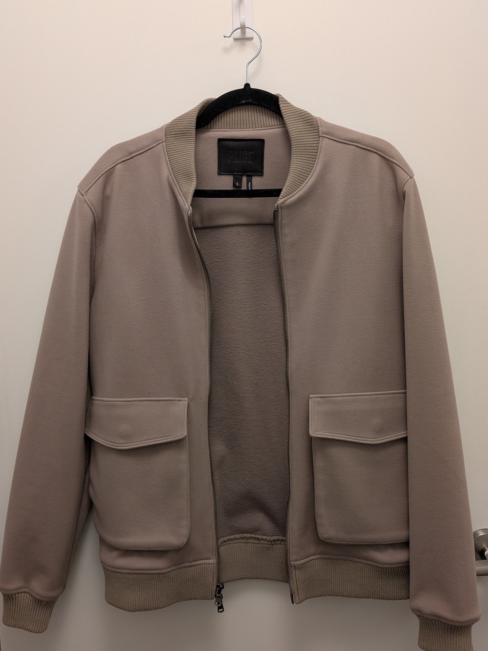 PAIGE Ascot Stretch Bomber Jacket